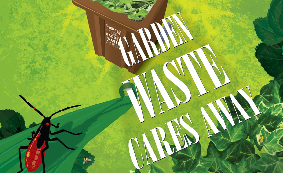 Lewisham Council garden waste campaign Oskar Design